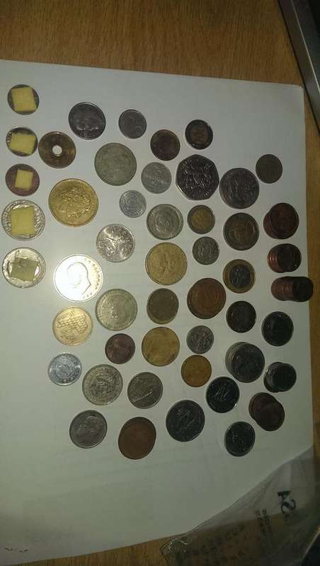 LOT OF 121 INTERNATIONAL COINS!!!! one bid takes all